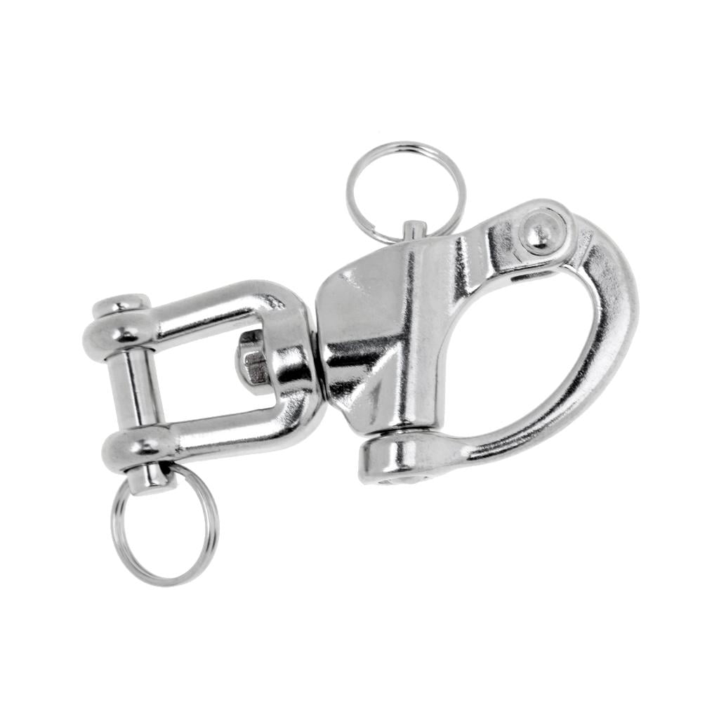 Stainless Snap Swivel Shackle Buckle Boat/Sailing/Yacht/Sail/Shade 9.3 x 4cm 