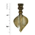 thumbnail image 3 of Royal Designs Fan Pull Chain with Spade Leaf Finial – Antique Brass – Set of 2, 3 of 3