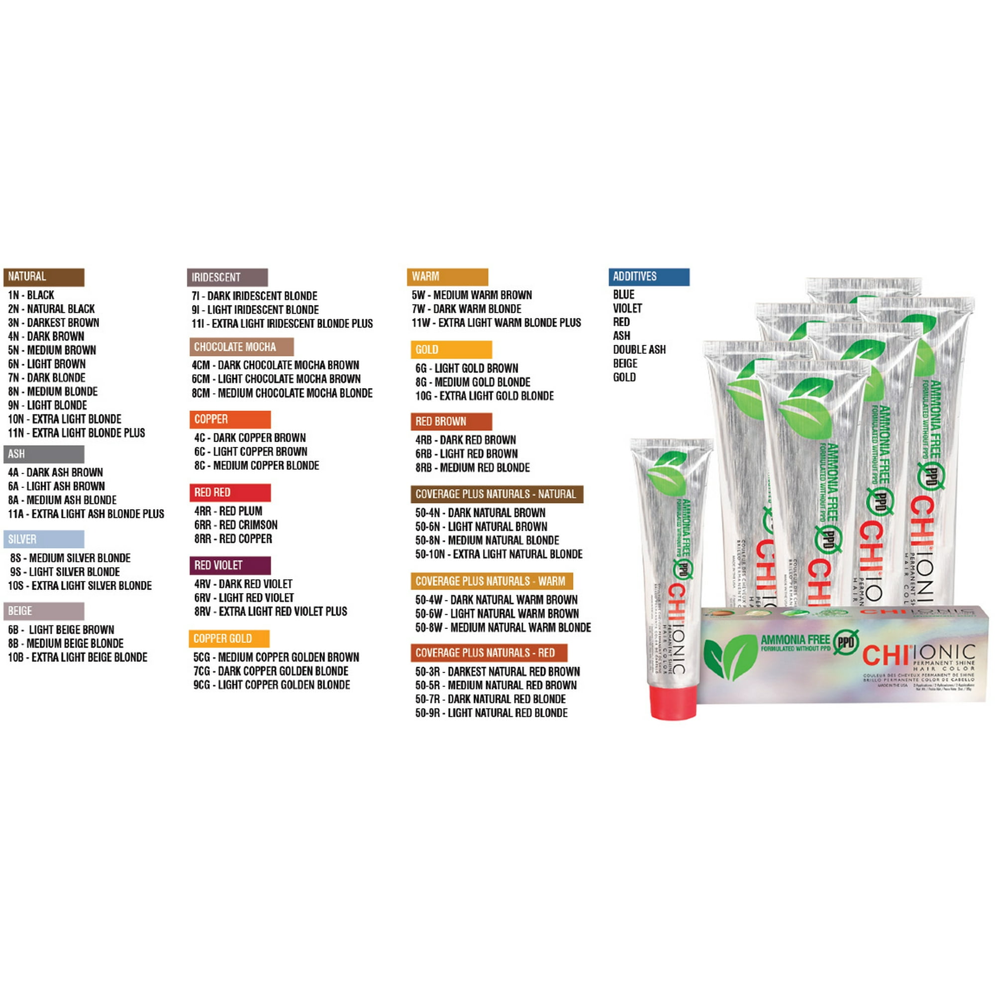 Chi Ionic Permanent Color 6rv Light Red Violet 3 Oz Walmart Canada