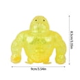 thumbnail image 2 of Glitter Aurora Gorilla Squishy Toys Malt Sugar Stress Relief Fidget Wet Sticky Sensory Tool for Adults Slow Rising Anxiety Soother Desk Decor Item(Pink), 2 of 8