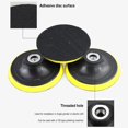 thumbnail image 4 of Angle Grinder Wheels & Pads - Multi-Purpose for Metal, Glass, Marble, Cars - Yellow, Black, Silver, 4 of 6
