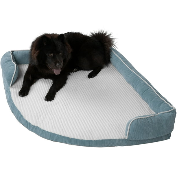 Paws & Pals Pet Bed Triangle Corner with Inner Cushion For Dogs Cats