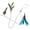 Multicolor, variant on BOKYAN Interactive Hanging Cat Toy with Triangle Hook, Motion Activated Feather Mouse Teaser for Indoor Felines, 7.87 inches / 20 cm Length, Multicolor Entertainment System