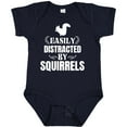 thumbnail image 3 of Inktastic Easily Distracted by Squirrels Boys or Girls Baby Bodysuit, 3 of 5