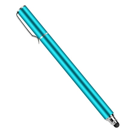 Stylus Touch Screen Pen Fiber Tip Aluminum Blue B8X for Razer Phone 2 - Samsung Galaxy XCover Pro Tab S7 Plus 12.4 S22 Ultra Z Fold 3 5G Flip 3 5G S6 S21 Ultra S20 Ultra Lite 10.4 10.5