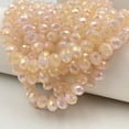 thumbnail image 1 of 2 3 4 6 8mm Rondelle Flat Faceted Crystal Beads for Jewelry Making Solid Color Loose Spacer Glass Beads Bracelet Necklace DIY, 1 of 5
