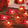 thumbnail image 6 of Matoen Valentine's Day Love Rose Love Small Colourful Lights String Lights, 78 Inch 20LEDs String Lights Battery Box Model Christmas String Lights, 6 of 7