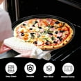 thumbnail image 5 of 4 Pack 12 Inch Round Pizza Pan with Holes, Pizza Tray for Oven Carbon Steel Non-Stick Platter Bakeware, Baking Pans, for Home Restaurant Kitchen Baking(Black), 5 of 7