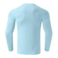 thumbnail image 5 of Gephdiin Compression Shirt Men Long Sleeve Shirts for Men Fitness Sports Quick Frying T Shirt Round Neck Tight Elastic Bottoming Top Workout Shirts for Men Mens Shirts Polyester B Xxl, 5 of 5