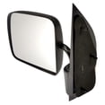 thumbnail image 4 of For Ford E-150 Econoline/E-250 Econoline 2000 2001 2002 Door Mirror Driver Side | Manual Glass | Non-Heated | Single Glass | Standard | Manual Folding | Textured Black | For FO1320172 | F4UZ17683A, 4 of 5