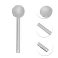 thumbnail image 3 of Unique Bargains 2 Pcs Mini Makeup Cosmetic Spoon Hangable Round Facial Mask Spatula Silver Tone, 3 of 6
