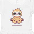 thumbnail image 4 of Inktastic Meditating Sloth Girls Toddler Dress, 4 of 5