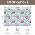 thumbnail image 3 of Placemat, Pioneer Flower Floral Print Pattern Place Mats Table Mat Set Of 2, PVC Washable Placemats for Party Kitchen Dining Decoration, 18x12 Inch, Fade Resistant, 3 of 6