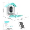 thumbnail image 7 of Smart Bird Feeder with Camera, AI Identify Bird Breed, Solar-Powered WiFi FHD 2K Live Camera, Auto Capture Backyard Garden Bird Watching, IP65,Motion Detection, Cloud and SD Card Storage, 7 of 7