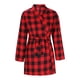 thumbnail image 5 of HongQid Womens Robe Lightweight Short Polyester Cotton Bathrobe Soft Ladies Sleepwear with Pockets and Belt, 5 of 7