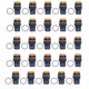 thumbnail image 1 of 25Pcs Momentary Push Button Switch Self Locking 8 Pin Round with Light 24V BEMLA1622DSY 16mm(Yellow ), 1 of 5