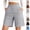 #03 Gray, variant on Bermuda Shorts for Women Dressy Casual High Waisted Long Shorts Summer Chino Straight Leg Knee Length Pants Vacation Outfits,M,#03 Beige