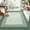 Green, variant on Haperlare Bordered Strip Print Area Rugs Washable Low Pile Rugs for Family Room Nursery Modern Grey Indoor Floor Carpet,10'x13'