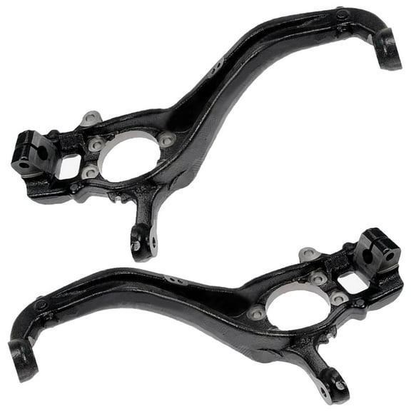 Detroit Axle - 2pc Front Steering Knuckles for 2005-2019 Nissan Frontier 2005-2012 Pathfinder Xterra Steering Knuckles Assembly 2006 2007 2008 2009 2010 2011 Replacement