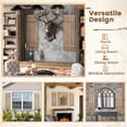 thumbnail image 6 of Laicejoy Paulownia Wood Window Shutter, Farmhouse Wall Decoration Boards Set of 2 w/Antiqued Surface, wall Mounted Installation Hardware, 6 of 8
