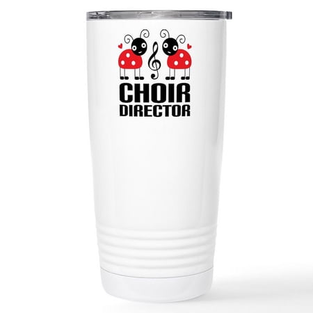 CafePress - Cute Choir Director Ladybug Stainless Steel Travel - Insulated Stainless Steel Travel Tumbler 20 oz.