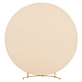 thumbnail image 1 of 6ft/6.5ft/7.2ft Circle Backdrop Cover Round Fabric Photo Background, Round Arch Backdrop Cover For Birthday Parties, Wedding Ceremonies, Photo Booth Backdrops, 1 of 5