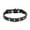 Noir, variante sur Collier pour Chat en Cuir avec Bande Élastique et Boucle Étoile et Lune Ajustable pour Petits, Moyens et Grands Félins