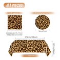 thumbnail image 2 of Set de decoración para fiesta con estampado de leopardo Fitoyplak, 41 piezas, 2 of 7