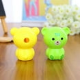 thumbnail image 3 of SagaSave 1/2/5Pcs Mini Pencil Sharpener Manual Pencil Sharpener 1 Holes Cartoon Bear Pattern Color Random, 3 of 8