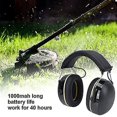 thumbnail image 3 of Orejeras de protección auditiva Bluetooth 5.0 con cancelación de ruido y control de voz sobre la cabeza para disparar y cortar, predeterminado, excelente predeterminado, 3 of 4