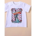 thumbnail image 4 of Wassery Baby Boys 2Pcs 4th of July Outfits 6M 12M 18M 24M Infant Boy Summer Independence Day Clothes Statue Print Short Sleeve T-Shirt Tops and Elastic Shorts Set 0-24M, 4 of 9