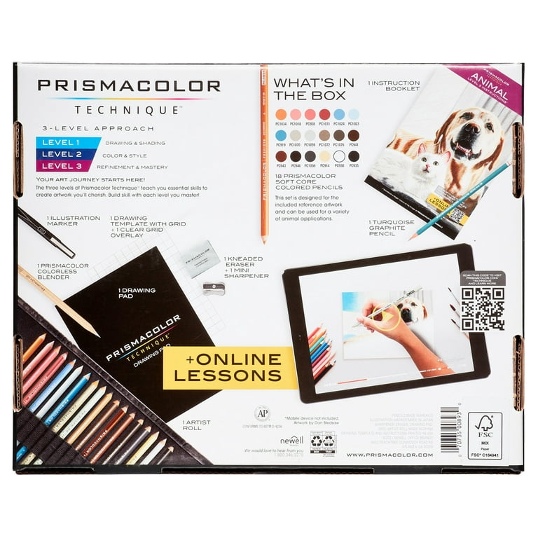  Prismacolor Technique Digital Art Lessons, Animal
