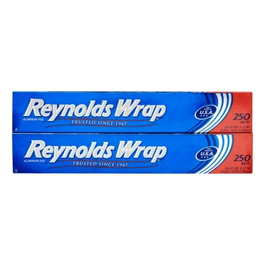 Reynolds Wrap Standard Aluminum Foil, 12", 250 Sq Ft ,2 Ct