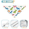 thumbnail image 6 of Dog Bandana 1 Pack,White Dinosaurs Bones Plants Pattern Bandanas for Dogs,Cat Bandana,Small/ Large Dog Bandana 2 Size,Dog Bandanas, 6 of 6