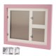 thumbnail image 5 of Kit de huellas de pata de perro y gato, marco de pared para mascotas, para dueño de perro, dueño de gato, amantes de las mascotas, marco blanco barro rosa, 5 of 5
