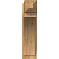 thumbnail image 2 of Ekena Millwork 8"W x 22"D x 30"H Thorton Rough Sawn Craftsman Outlooker, Western Red Cedar, 2 of 4