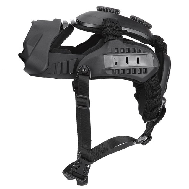 Accesorio de asistencia para visión nocturna, TD368C Casco multifunción de plástico negro duradero Casco de visión nocturna Integración perfecta
