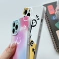 thumbnail image 3 of HAHDAXIA Cute Square iPhone 12 Pro Max Smile Case, Slim Full Camera Lens Protection Colorful Grid Dropproof Bumper for Women Girls Soft TPU Silicone Shockproof Protective Phone Cases Cover(Ye, 3 of 6