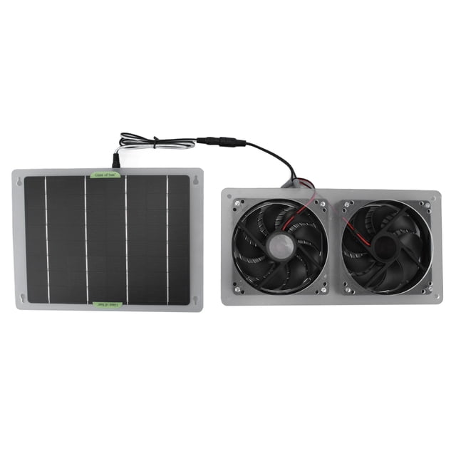 Kit de ventilador de panel solar ANGGREK 12V Portátil Para el Hogar Para Invernadero