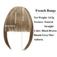 thumbnail image 4 of Benehair Clip in Fringe Hair Extensions as Humam Air Bangs French Bangs Thin Hairpiece 6.4" Light Brown mix Dark Blonde, 4 of 13