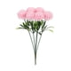 thumbnail image 1 of 6 piezas de flores artificiales de hortensia, crisantemo falso, bola de flores de tallo largo, ramo de novia de hortensia para casa, oficina, cafetería, fiestas, decoración de bodas, 1 of 8