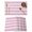 White Pink, variant on Purple Striped Placemats Set of 8, Farmhouse Vintage Stripes Placemats for Dining Table, Place Mats for Kitchen Tabletop, Waterproof Wipeable Dining Table Mats Set