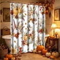 thumbnail image 6 of Halloween Shower Curtain Vintage Fall 70.9x59.1in Polyester Waterproof & Quick Dry for Bathroom Bathtub Home Apartment by MPOISVA, 6 of 6