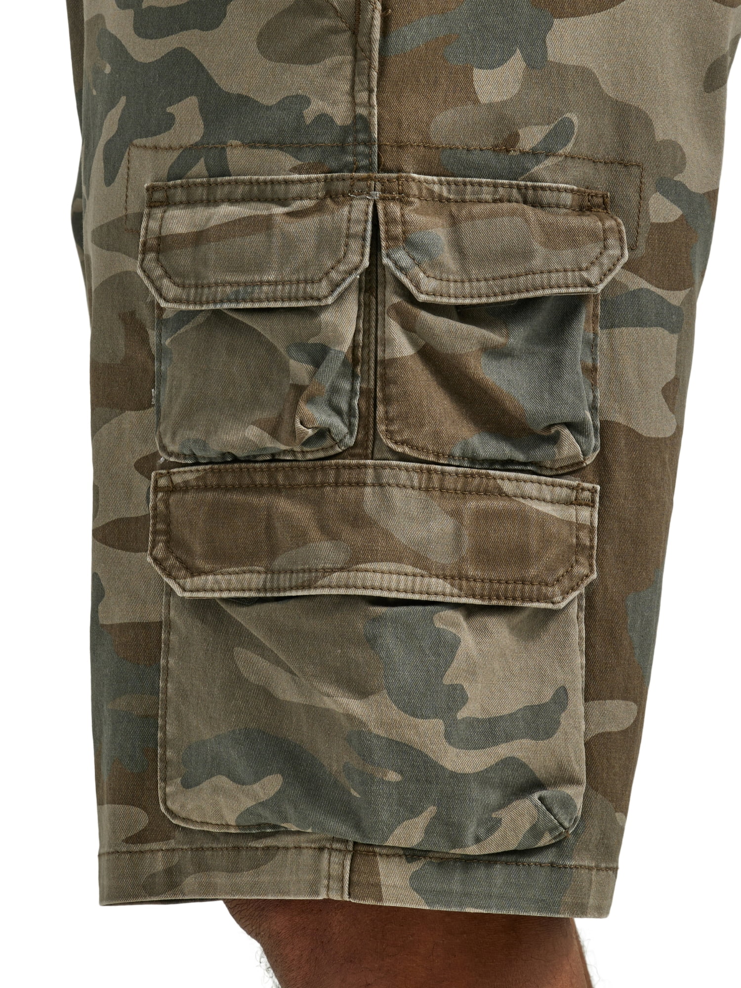 Wrangler Men's and Big Men's Multi-Pocket Cargo Short with Stretch, Sizes 30-50