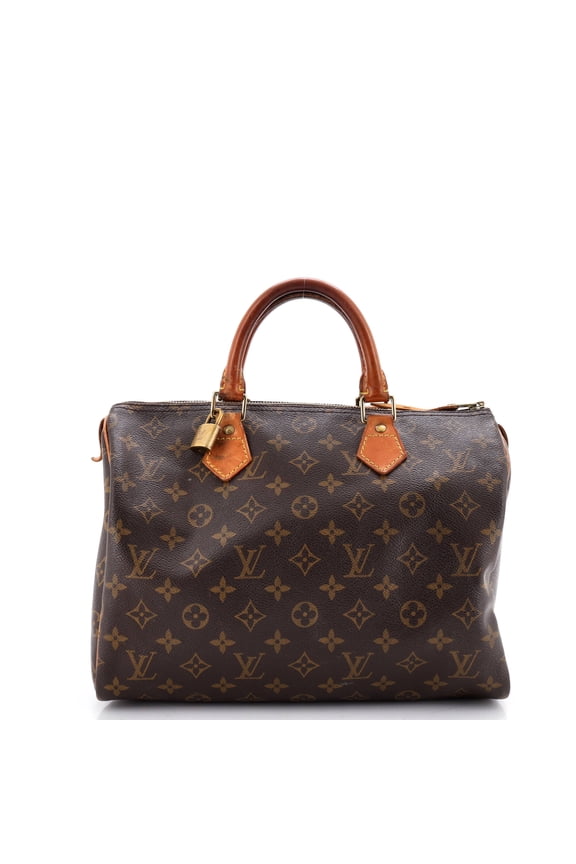 Pre-Owned Speedy Handbag Monogram Canvas 30 By Rebag