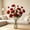 Red, variant on 7 Bundles 3-Heads Faux Silk Peony Flowers Realistic Fake Floral Stems Home Wedding Table Centerpiece Vase Decor,Pink