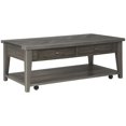 thumbnail image 1 of Ashley Furniture Table Basse de Rangement Mobile en Brun Grisâtre, 1 of 1