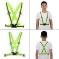 thumbnail image 4 of Cycling Vest, Reflective Belt Adjustable 4cm Wide  For Night Running, 4 of 8