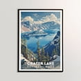 thumbnail image 3 of ELNEIT - Crater Lake National Park Poster, Unframed Matte Paper, S11, 3 of 3