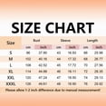thumbnail image 3 of Godom Halloween Shirts for Women Funny Cute Graphic Tee 3/4 Length Sleeve Tunic Tops Halloween, 3 of 4